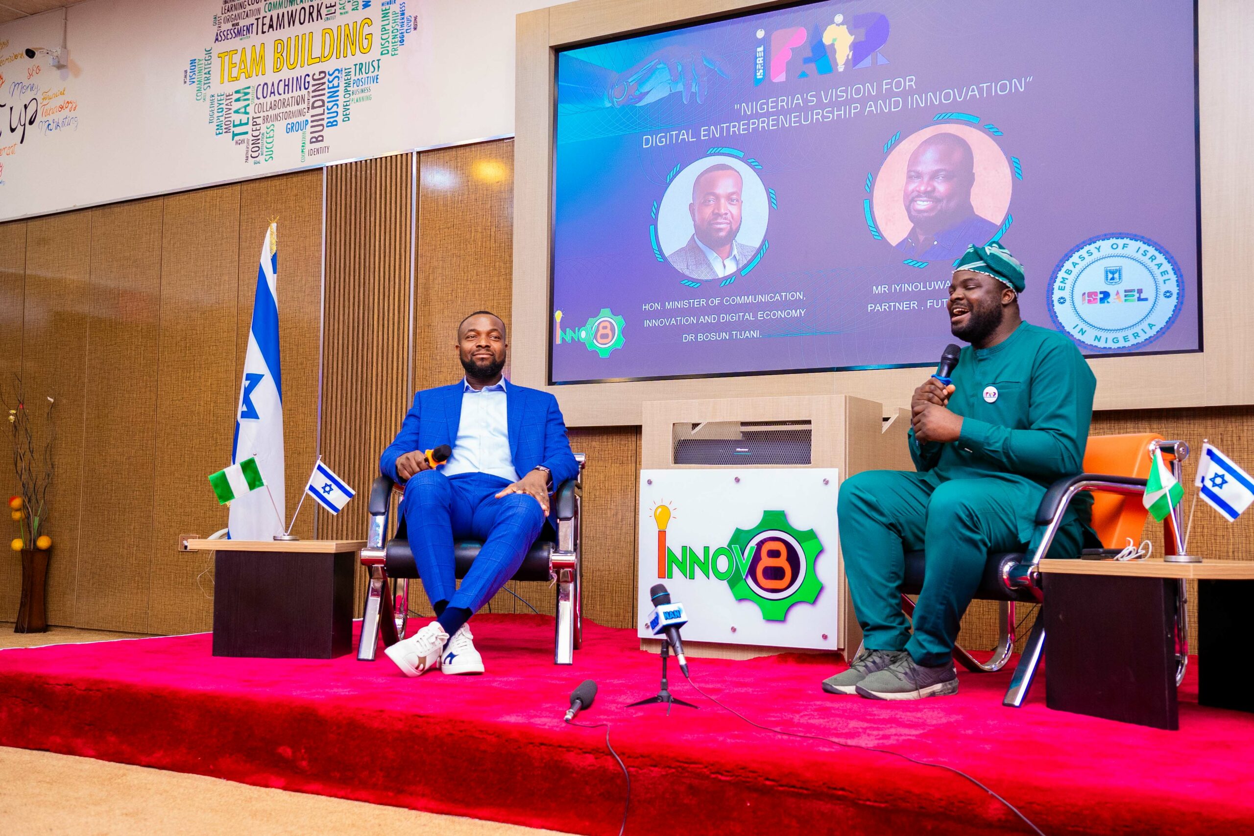 Panel Session with HON Dr. 'Bosun Tijani, and Iyinoluwa Aboyeji at i-FAIR 3